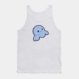 Light Blue Octopus Tank Top